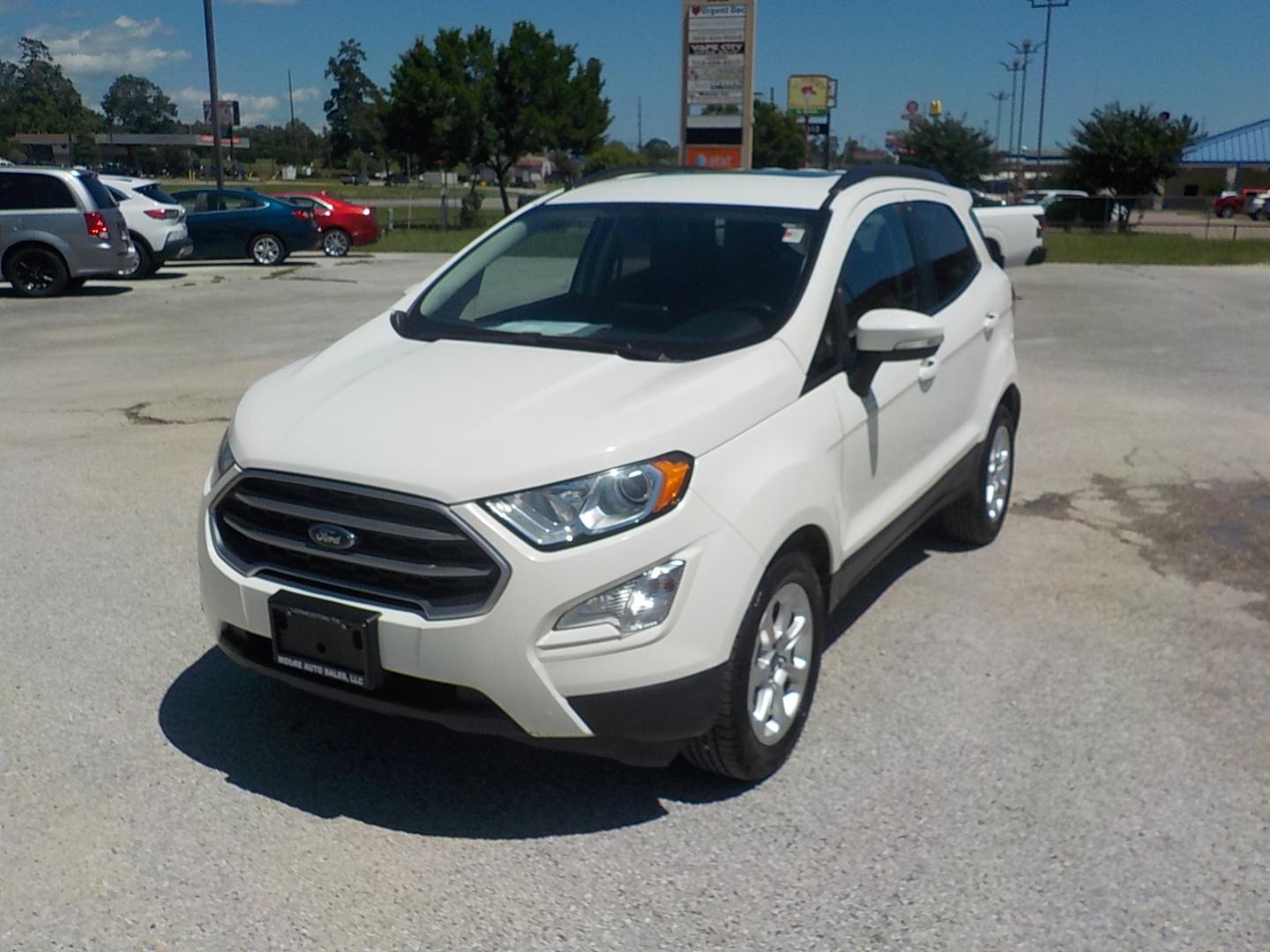 2020 White /Gray Ford EcoSport (MAJ3S2GE1LC) , Automatic transmission, located at 1617 W Church Street, Livingston, TX, 77351, (936) 327-3600, 30.710995, -94.951157 - Great economy in a SUV - Photo#3